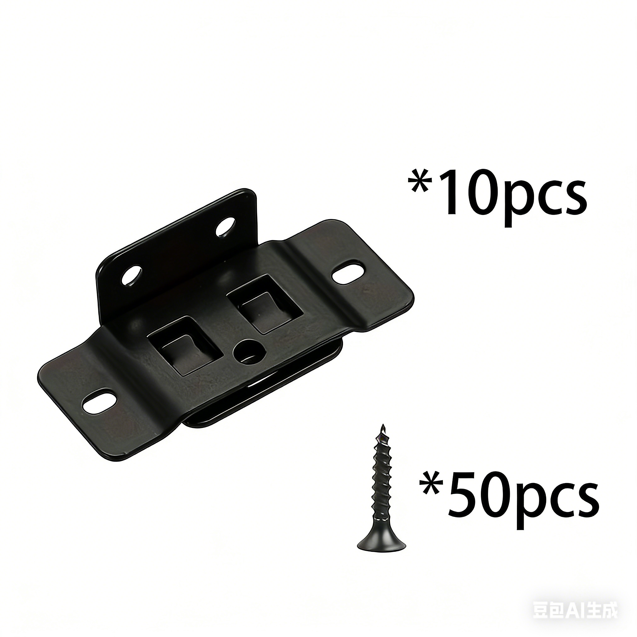 Woodworking Joints - 60pcs Heavy Duty L-Type Metal Brackets