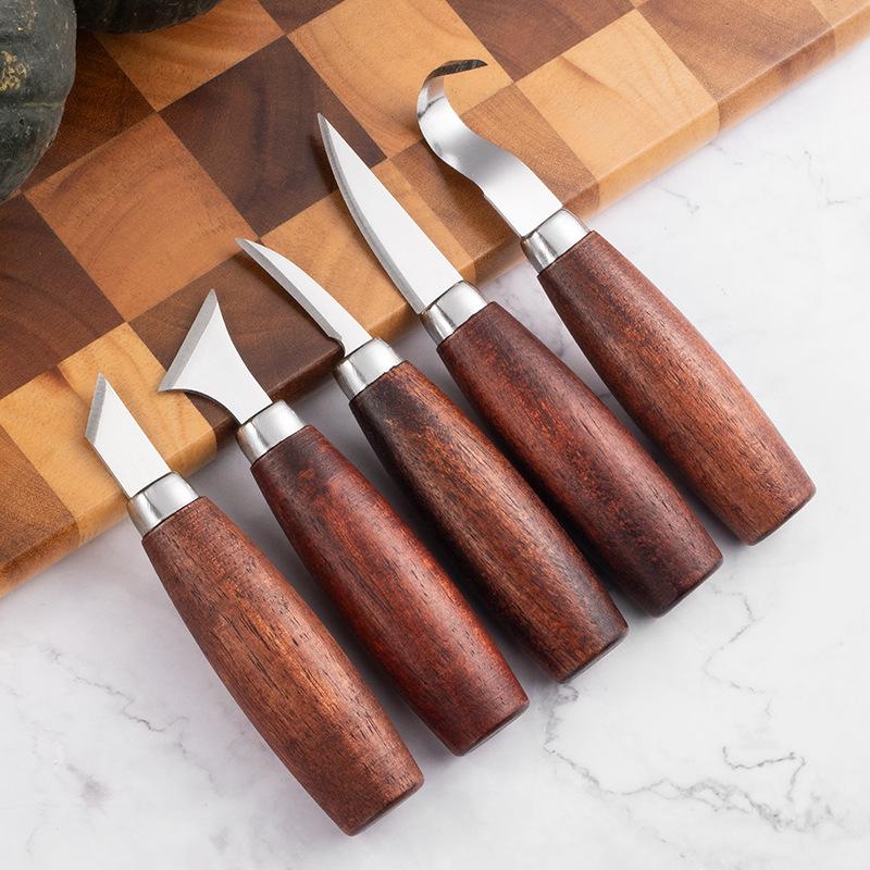 5 Pcs Wood Carving Chisel Set  - Woodworking Project recensie en prijs