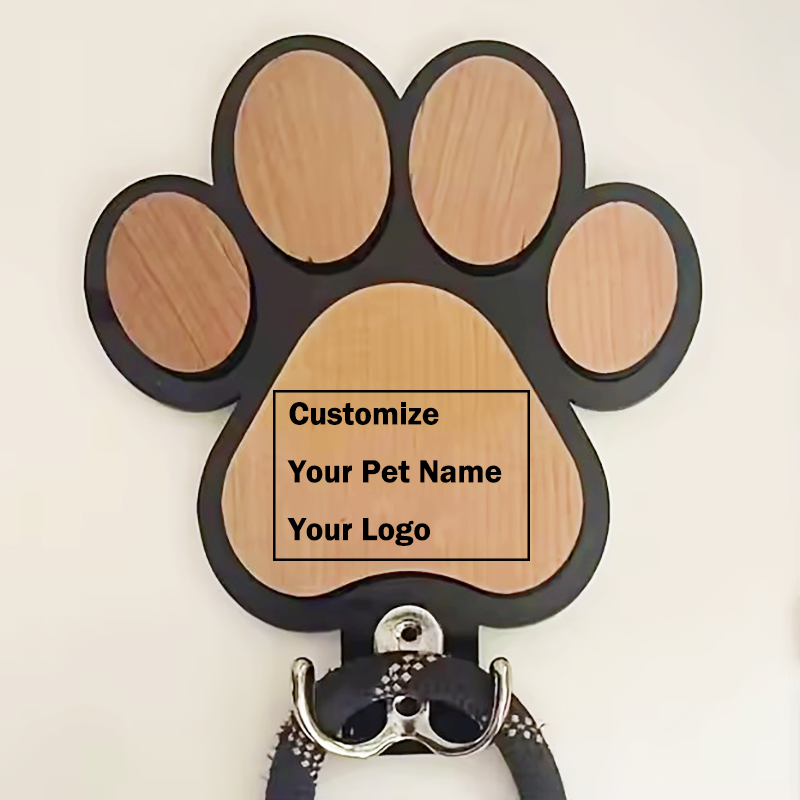 Custom Name Logo Wooden Paw Pr - Woodworking Logos recensie en prijs