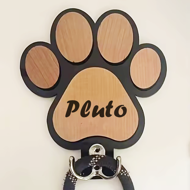 Custom Name Logo Wooden Paw Pr - Woodworking Logos recensie en prijs
