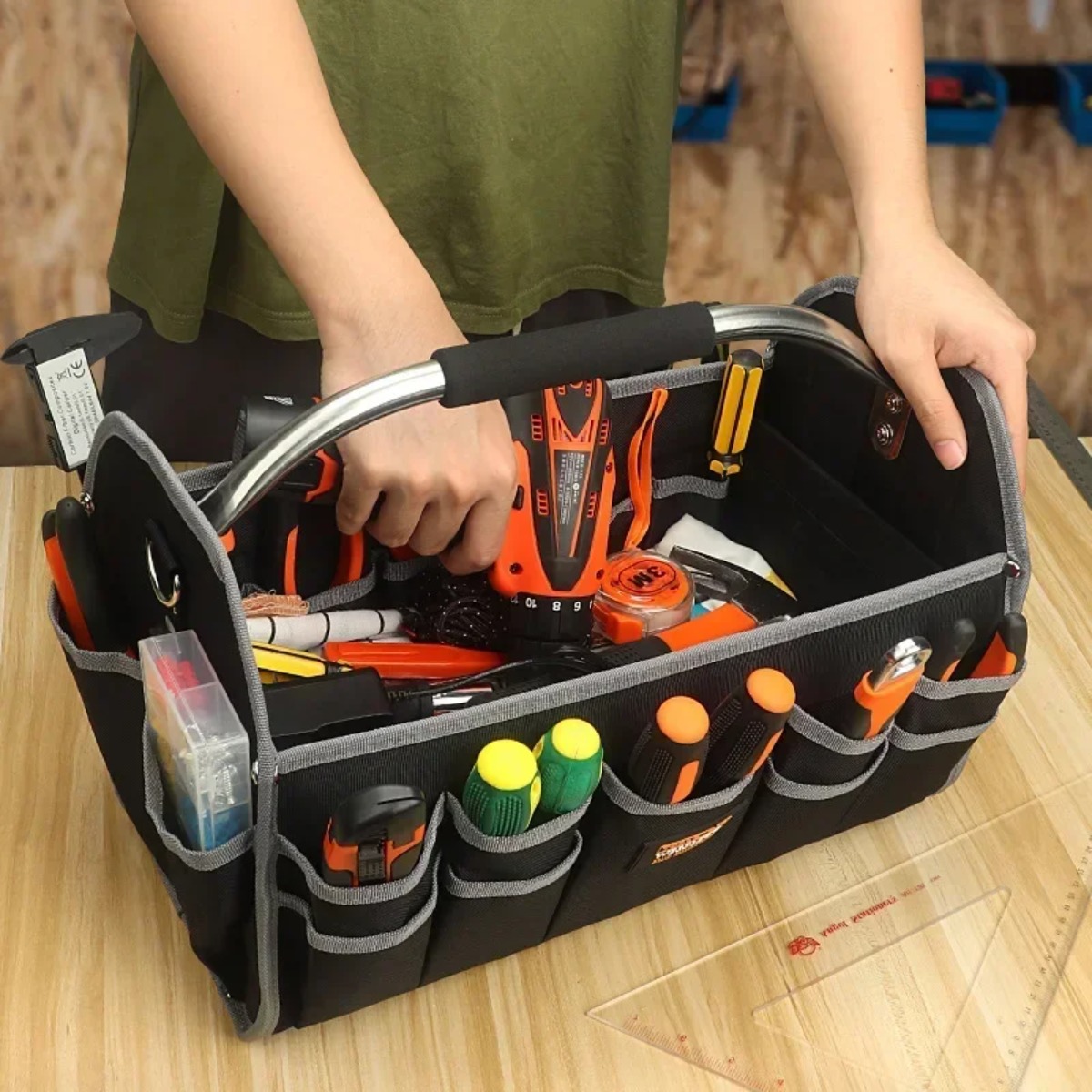 1680D Oxford Cloth Tool Bag Ir - Woodworking Youtube Free recensie en prijs