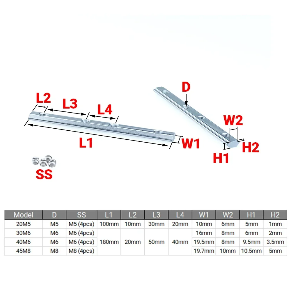 4Pcs V-Slot T-Slot Joiner 180  - Woodworking Joints recensie en prijs