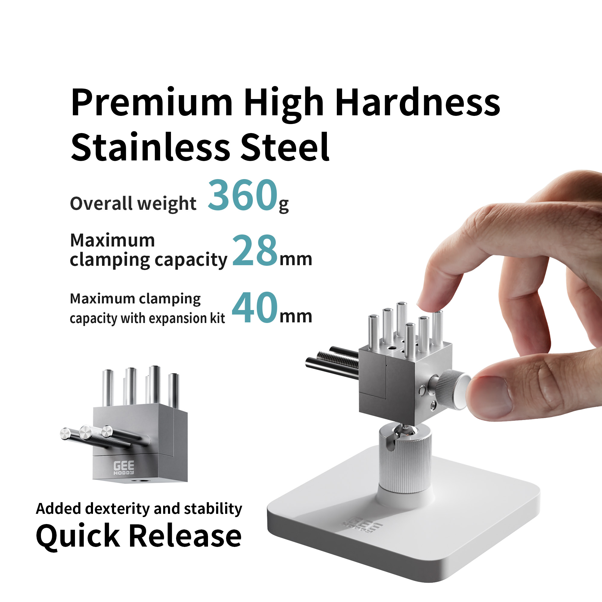 Geehobby Stainless Steel Hobby - Woodworking Vice Quick Release recensie en prijs