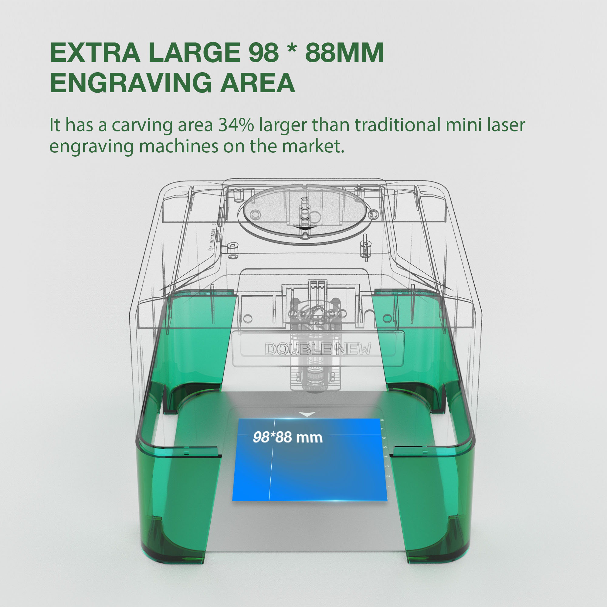 3W Mini Laser Engraver Portabl - Woodworking Logos recensie en prijs