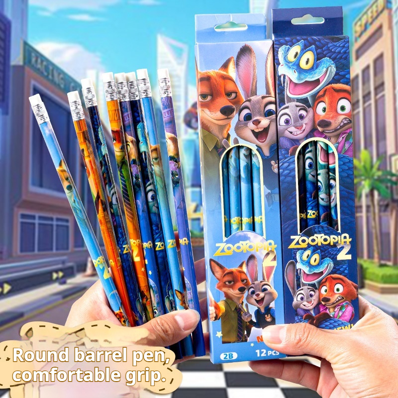 2026  12pcs/Box Zootopia Penci - Woodworking School recensie en prijs