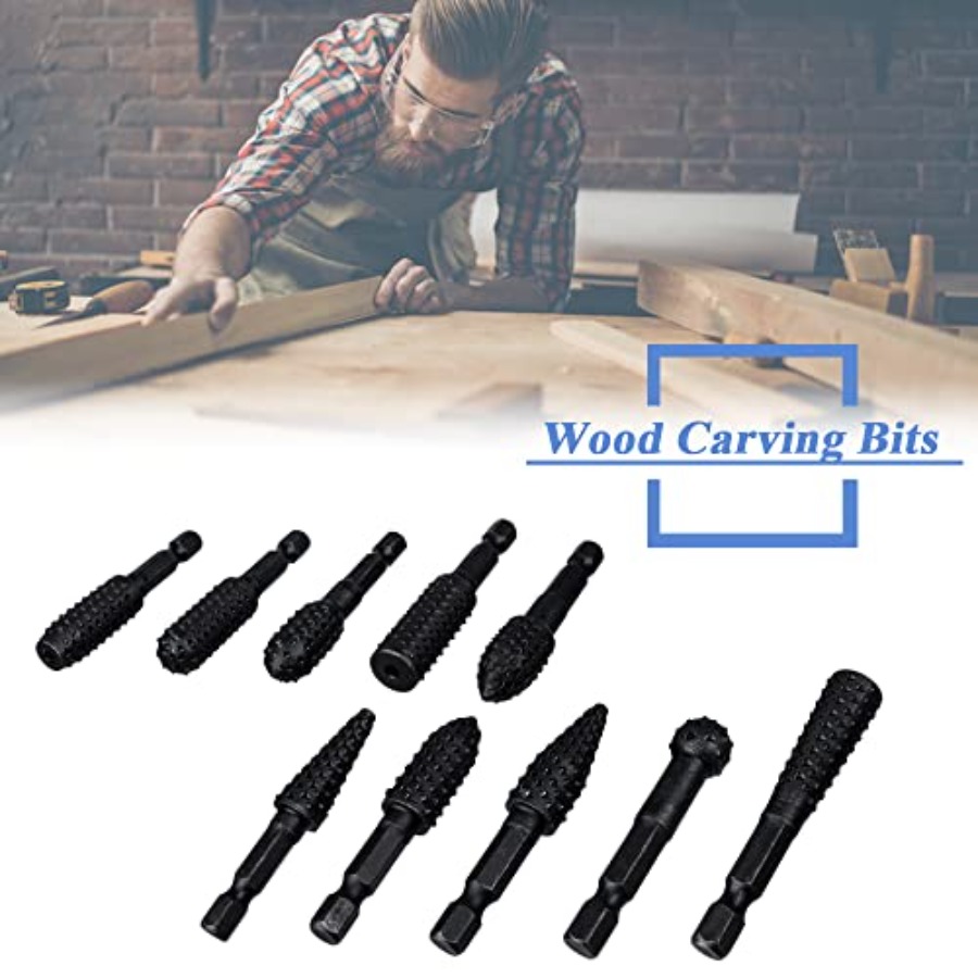 10 Pieces Rotary Burr Rasp Set - Woodworking Diy recensie en prijs