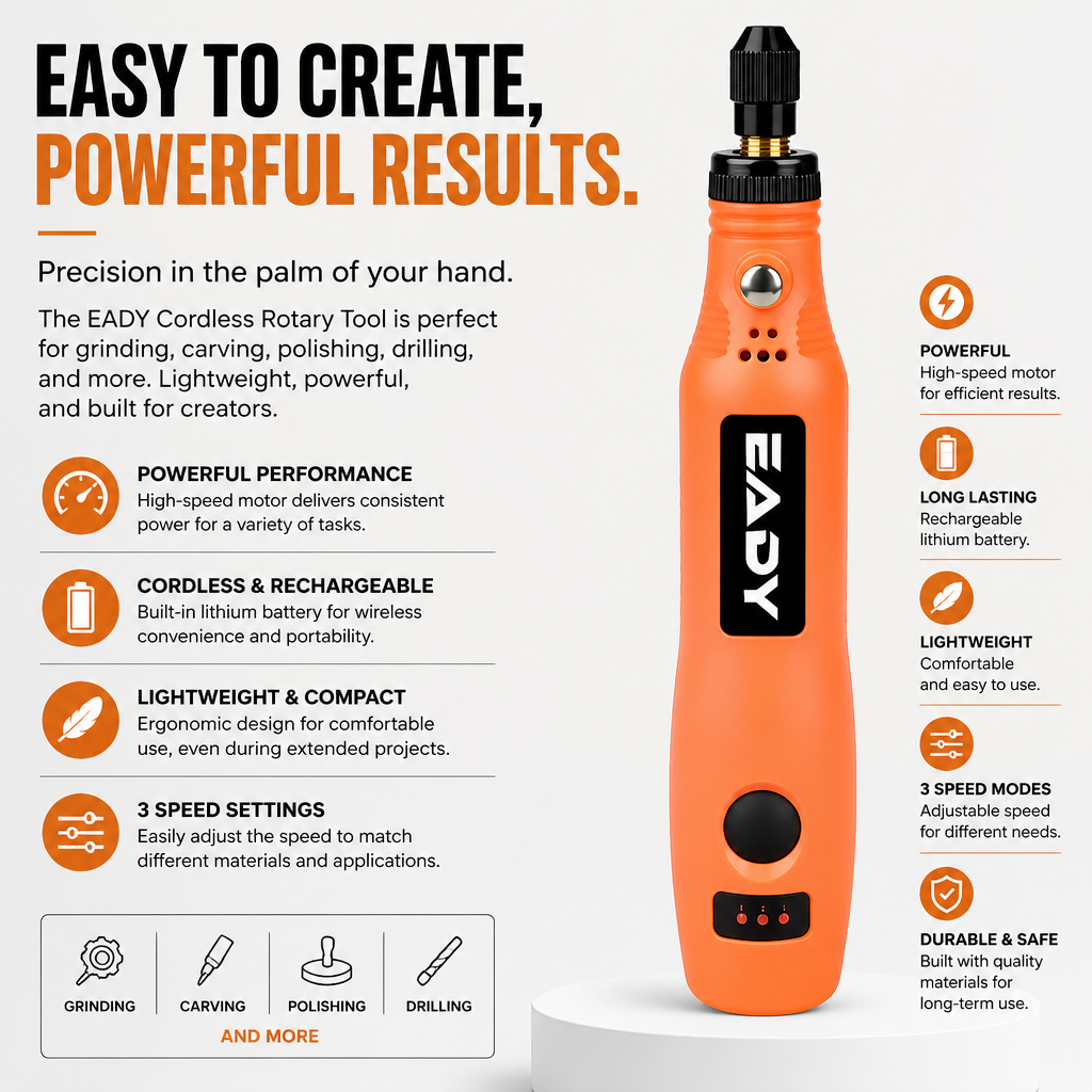 USB Cordless Rotary Tool Kit – - Woodworking Project recensie en prijs