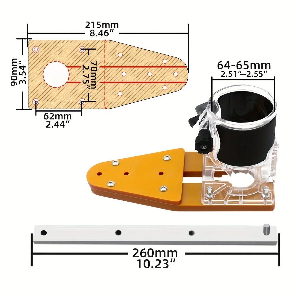 Circle Cutting Jig for Makita  - Woodworking Jointer recensie en prijs