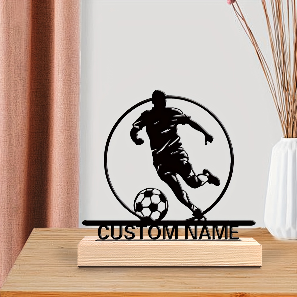 Custom Soccer Player Metal Sta - Woodworking School recensie en prijs