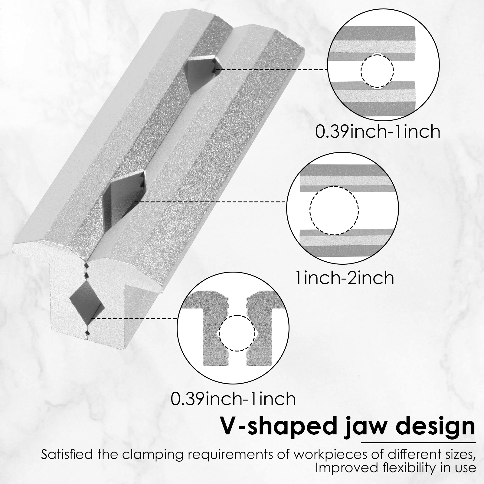 1Pair Vise Jaws Fixture 4/5/6  - Woodworking Vise For Workbench recensie en prijs