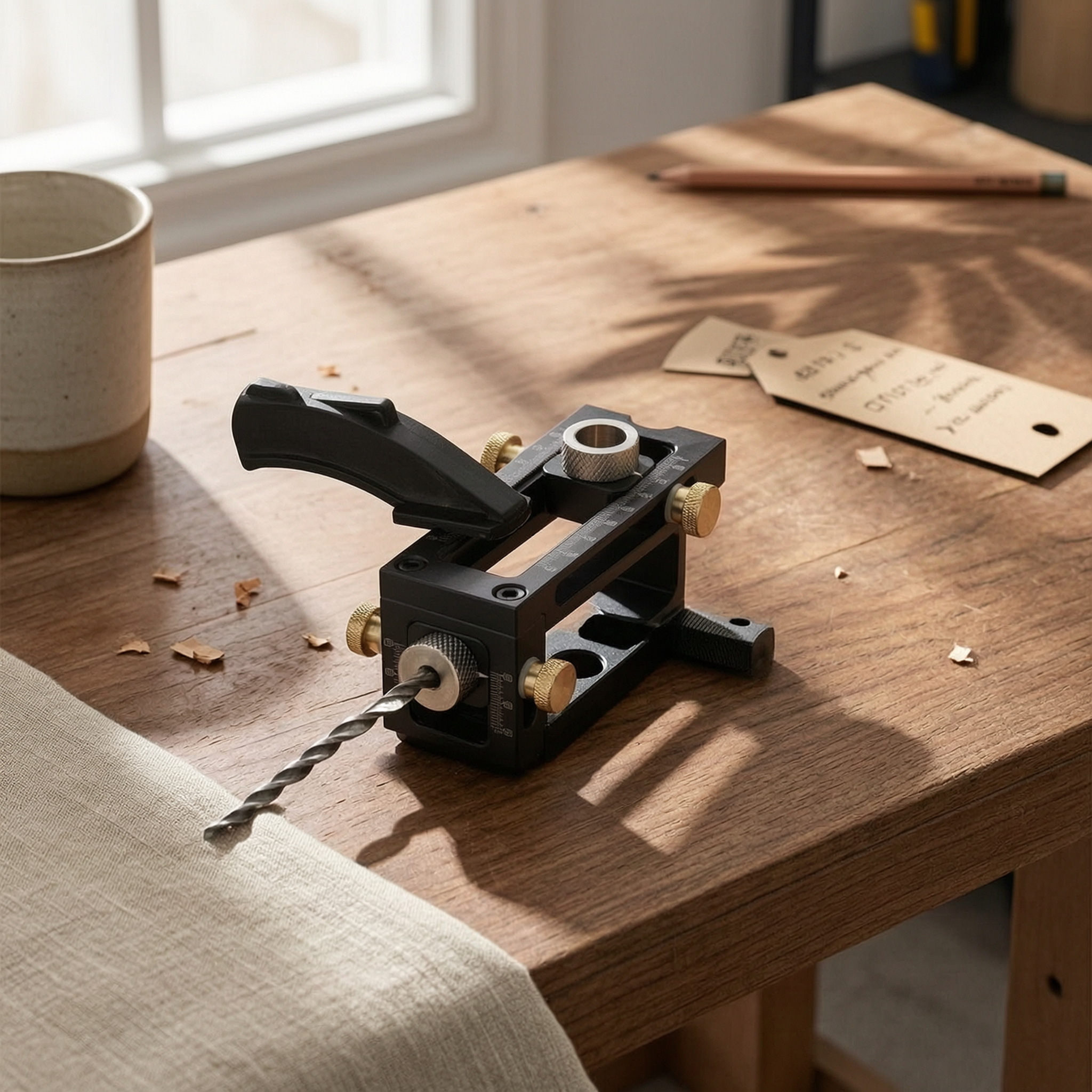 Bed Screw Drilling Jig Precise - Woodworking Joints recensie en prijs