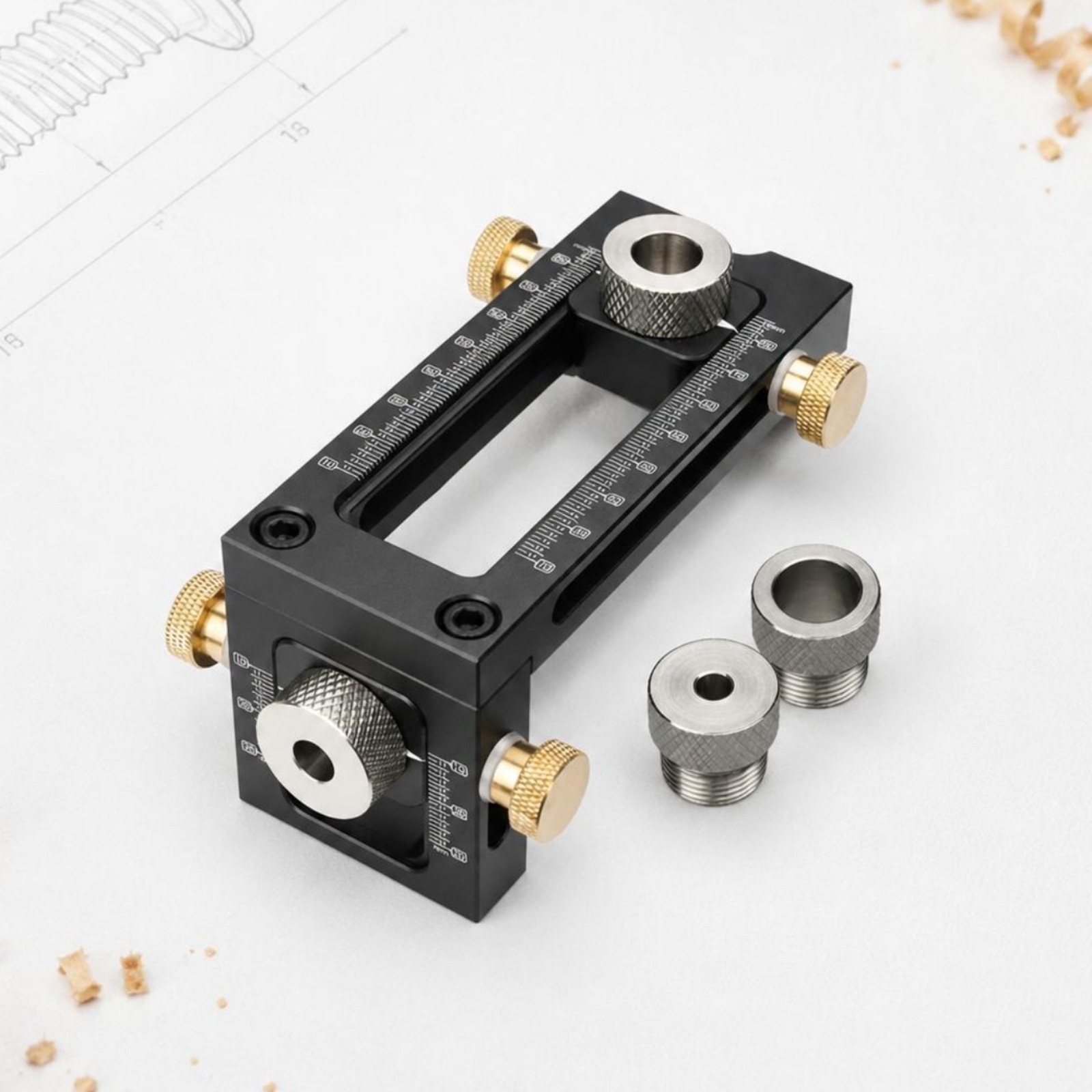 Bed Screw Drilling Jig Precise - Woodworking Joints recensie en prijs