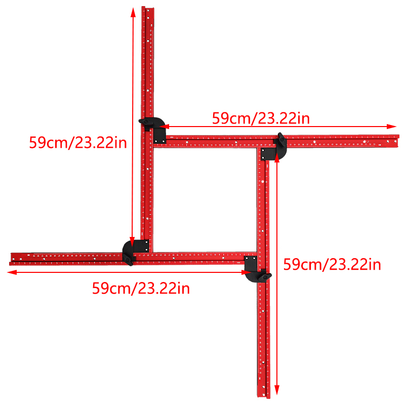 59cm Adjustable Square Router  - Woodworking Design Software recensie en prijs