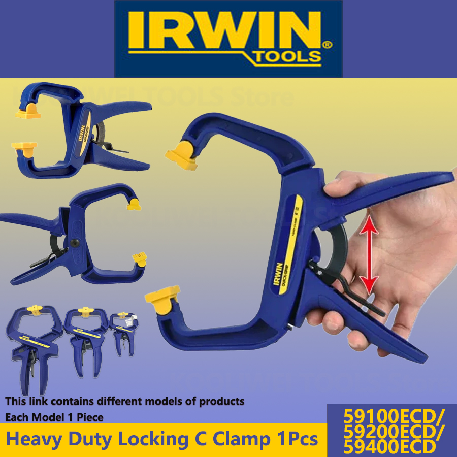 IRWIN Quick Clamp 1Pcs Heavy D - Woodworking Vice Quick Release recensie en prijs