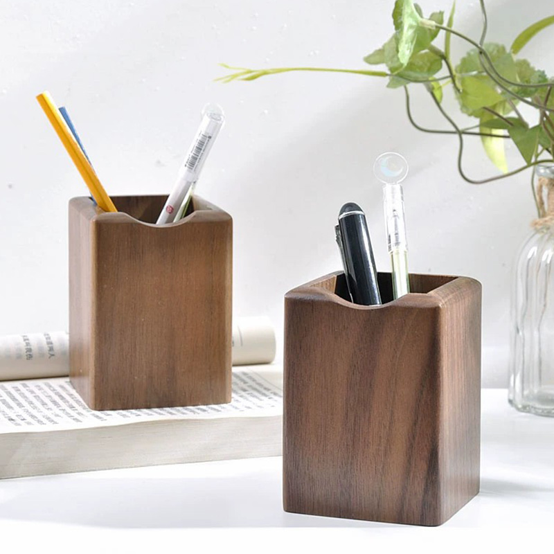 Natural Walnut Pen Holder Wood - Woodworking School recensie en prijs
