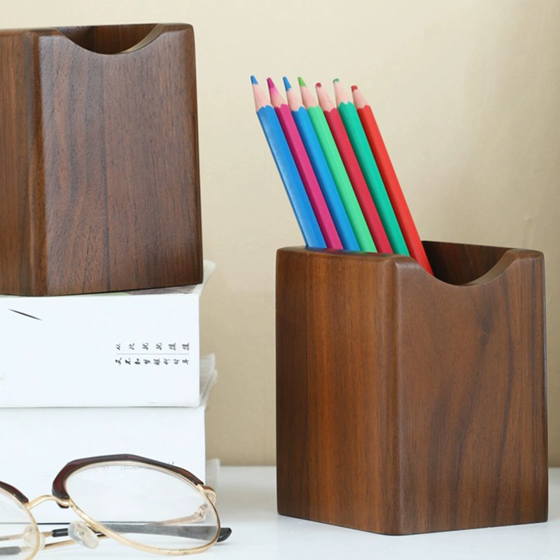 Natural Walnut Pen Holder Wood - Woodworking School recensie en prijs