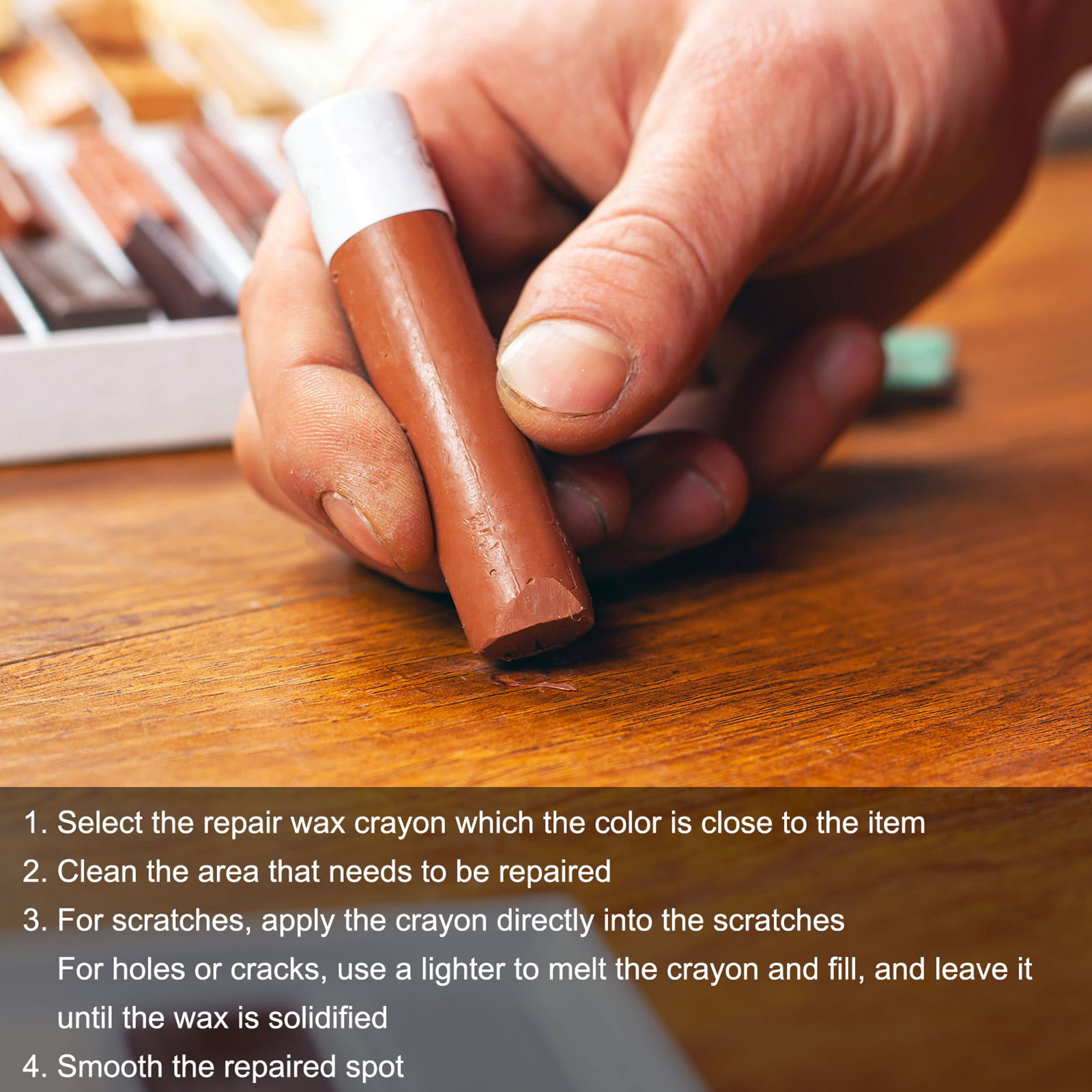 20Pcs Wood Filler Stick Furnit - Woodworking Oil Finish recensie en prijs