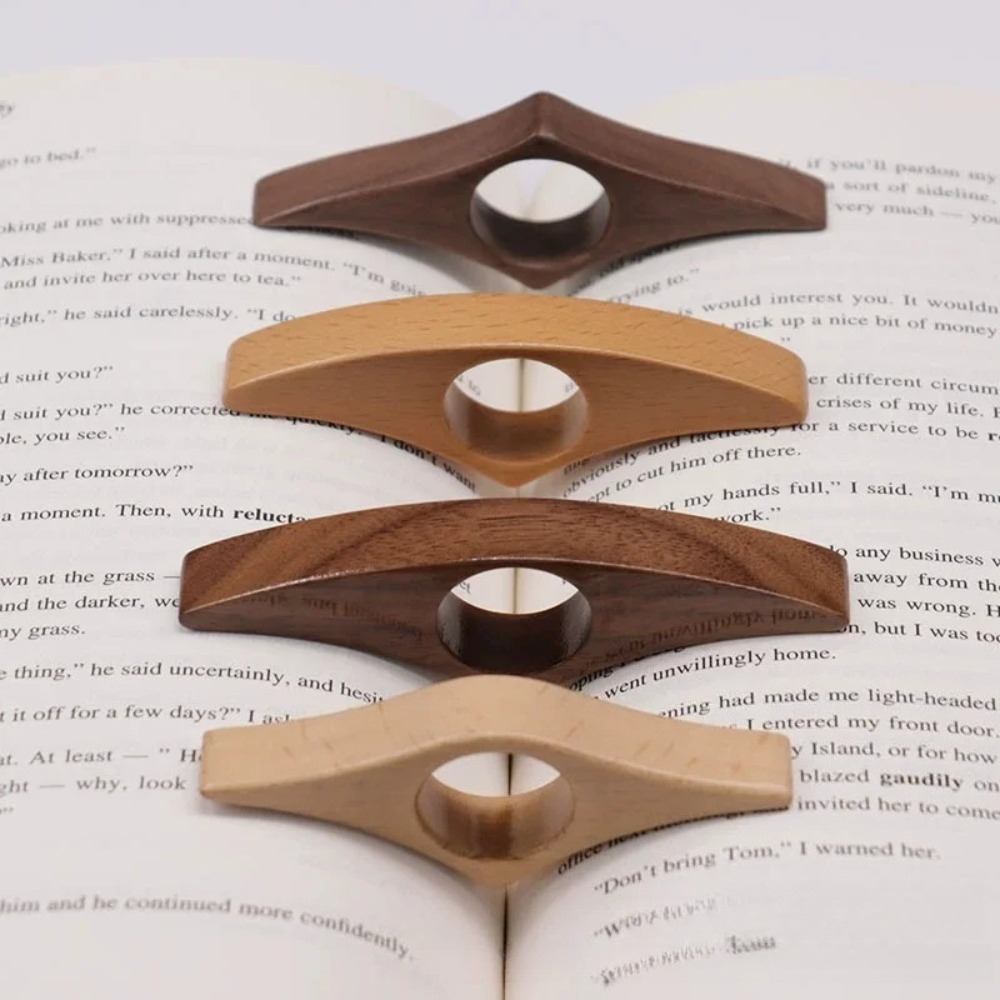 Solid Wood Thumb Book Support  - Woodworking School recensie en prijs