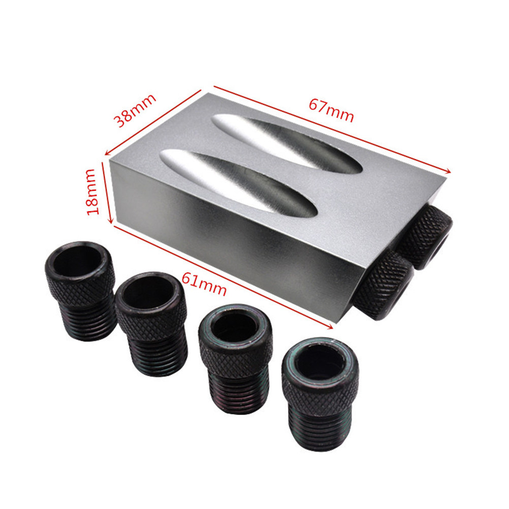 34pcs Oblique Hole Drill Set 1 - Woodworking Joints recensie en prijs