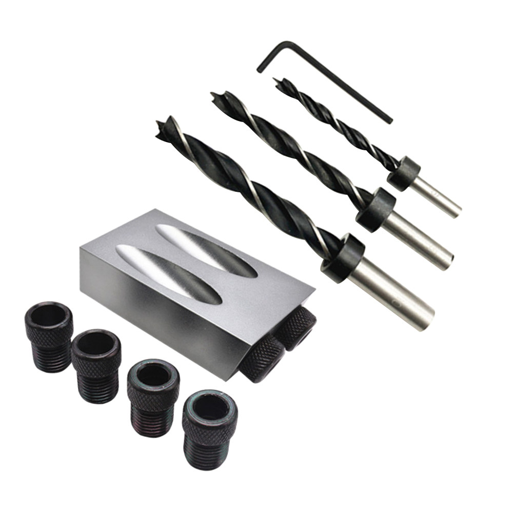 34pcs Oblique Hole Drill Set 1 - Woodworking Joints recensie en prijs
