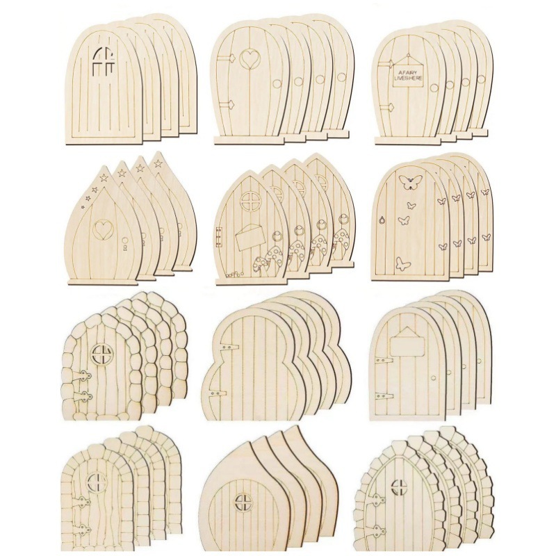 6pcs/set Wooden Mini Fairy Doo - Woodworking School recensie en prijs