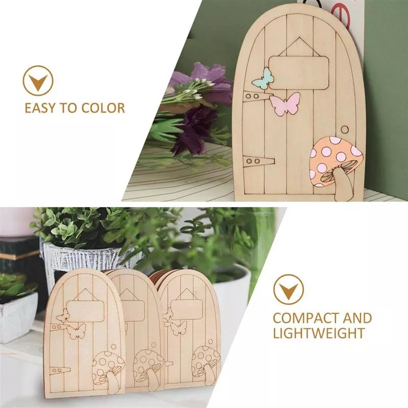 6pcs/set Wooden Mini Fairy Doo - Woodworking School recensie en prijs
