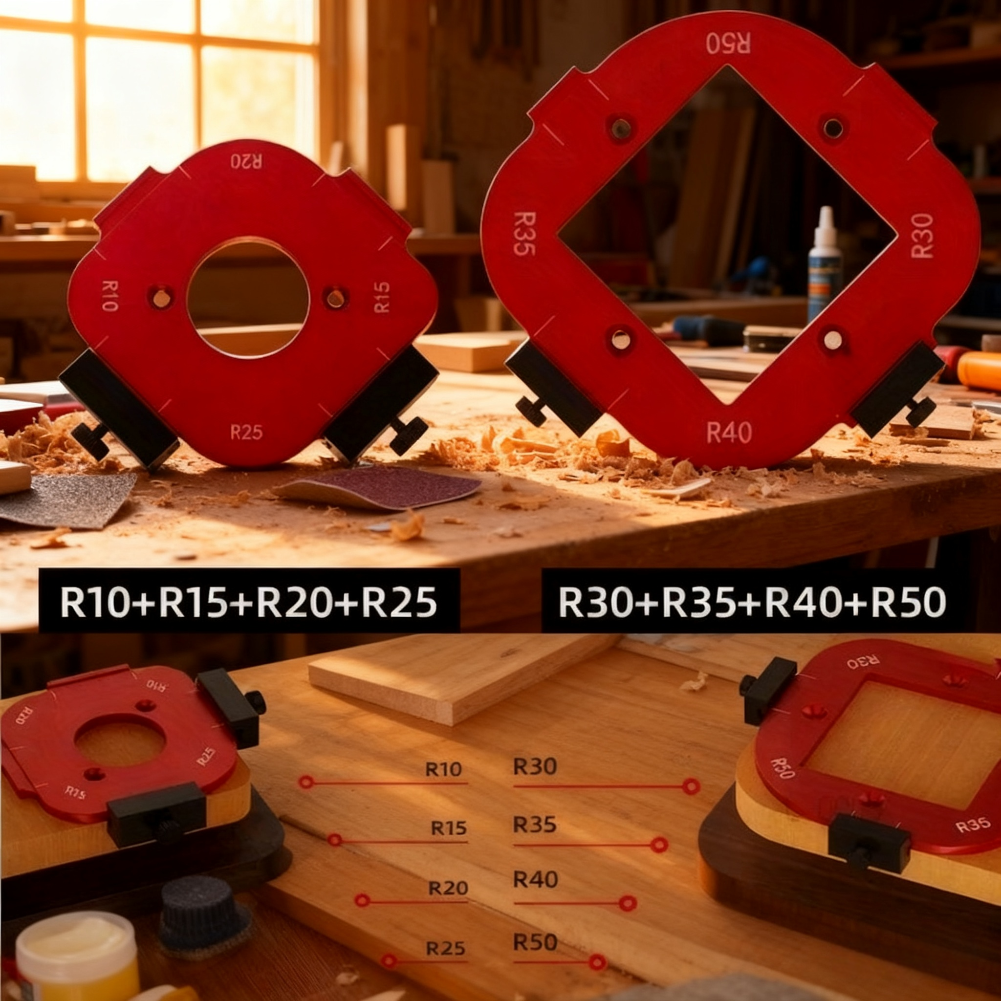 2pcs Woodworking Router Corner - Woodworking Project recensie en prijs